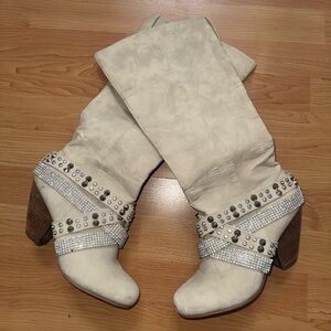 Not Rated Women's Cocktail Queen Riding Boots